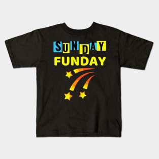 Sunday Funday - Sunday Brunch Drinking - Sunday Brunch Drinking Funny Kids T-Shirt